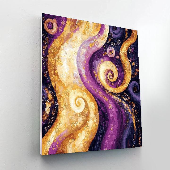 Gustav Klimt Inspired Luminous Reverie  Paint By Numbers Kits