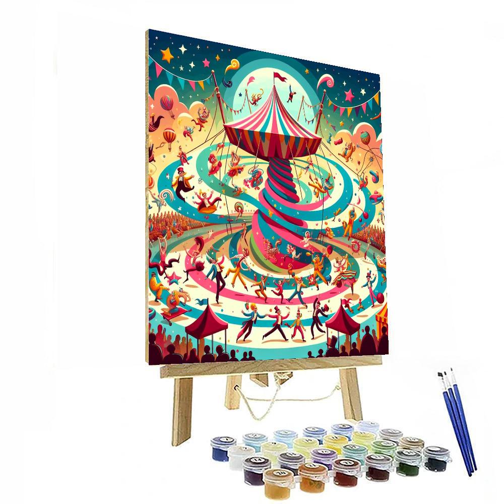 Circus Extravaganza Show Painting By Numbers Kit