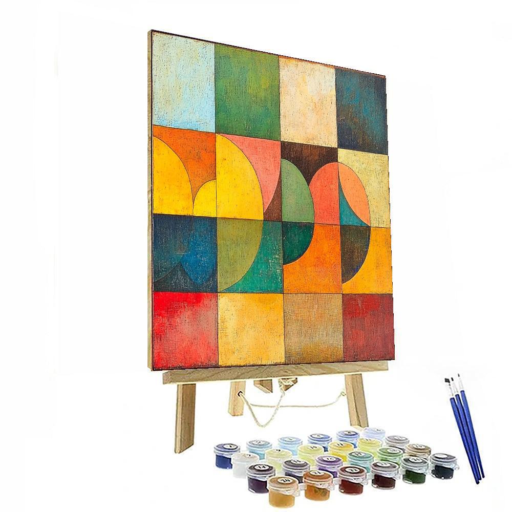 Paul Klee Inspired Childlike Wonders  Number Painting