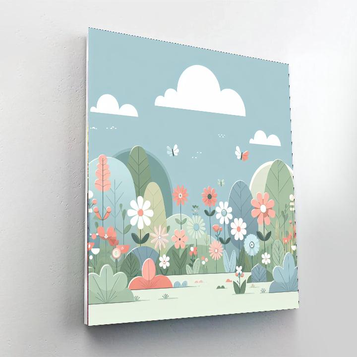 Harmony In A Garden Paint By Numbers Art
