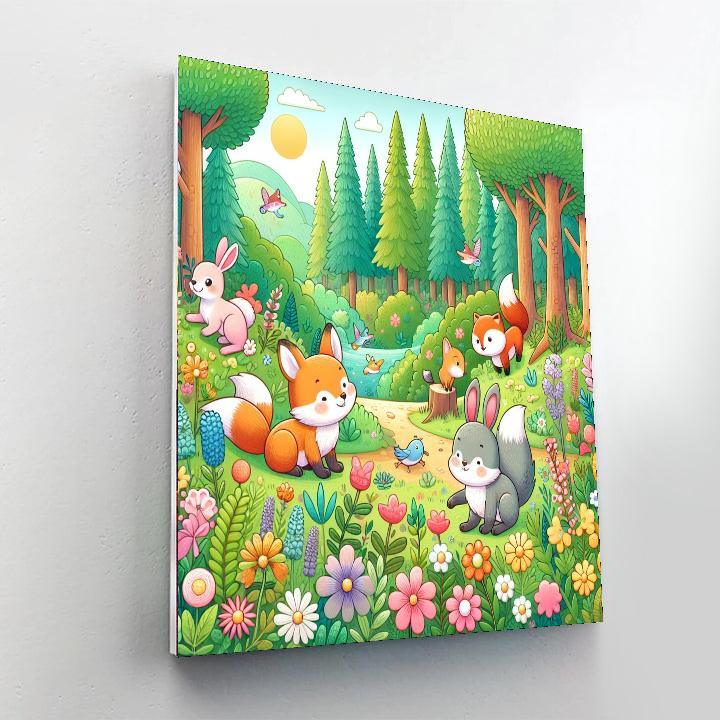 Colorful Forest Adventure Paint By Number