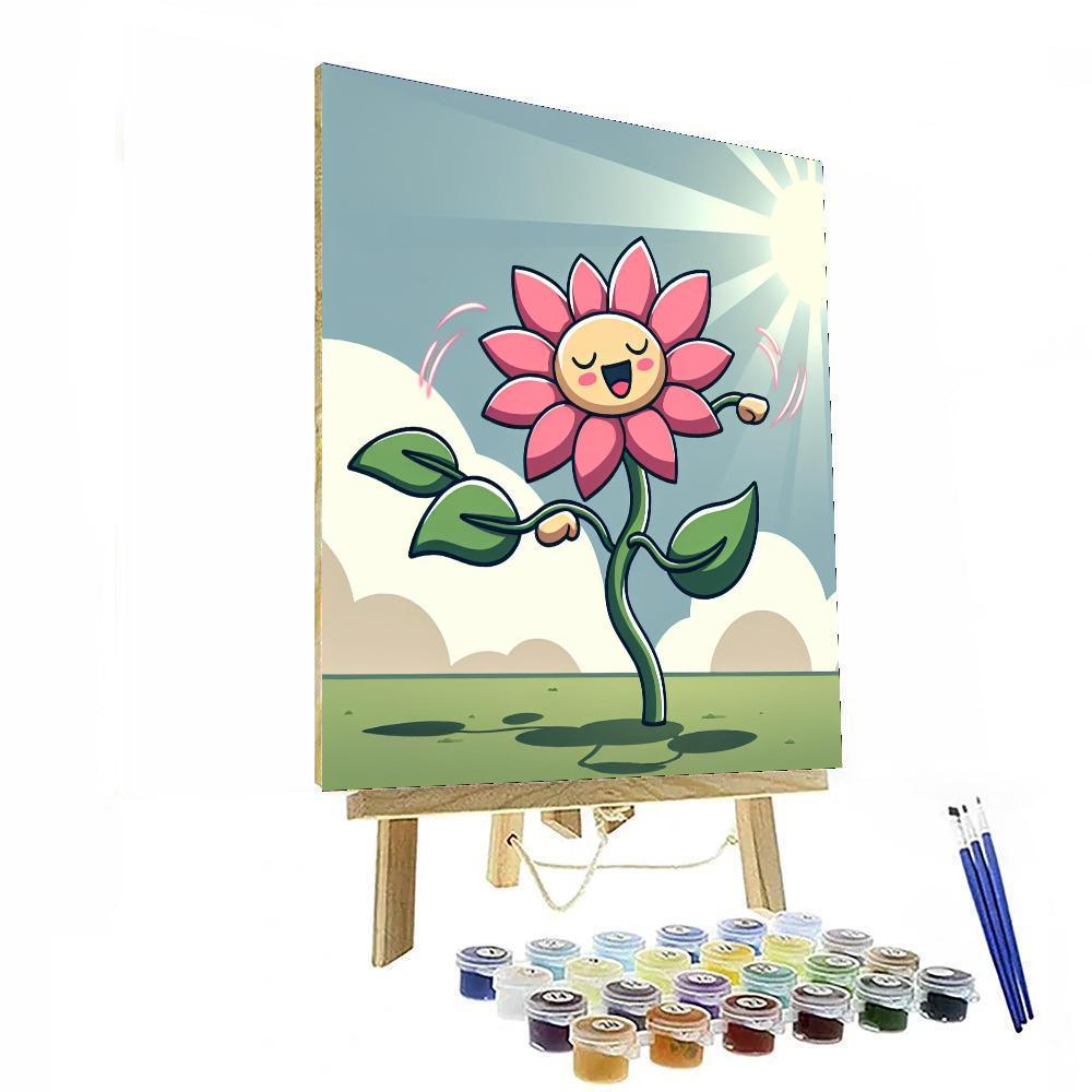 Dancing Flower Painting Number Kit