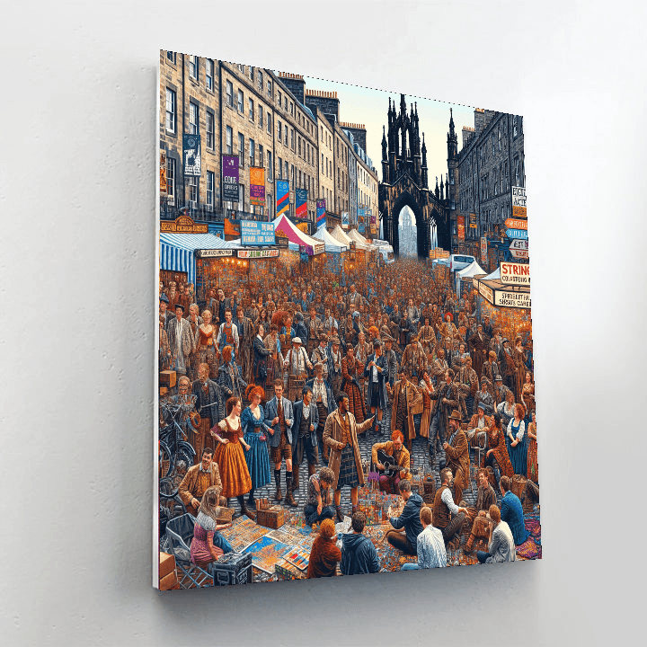Edinburgh Fringe Festival - Edinburgh Painting By Numbers Kit
