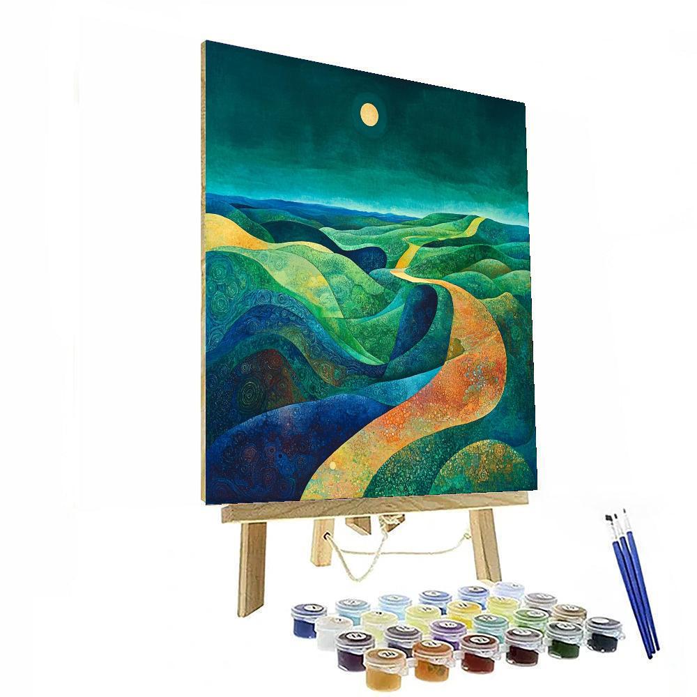 Max Ernst Inspired Dreamscape Dimensions  Paint By Numbers Kits