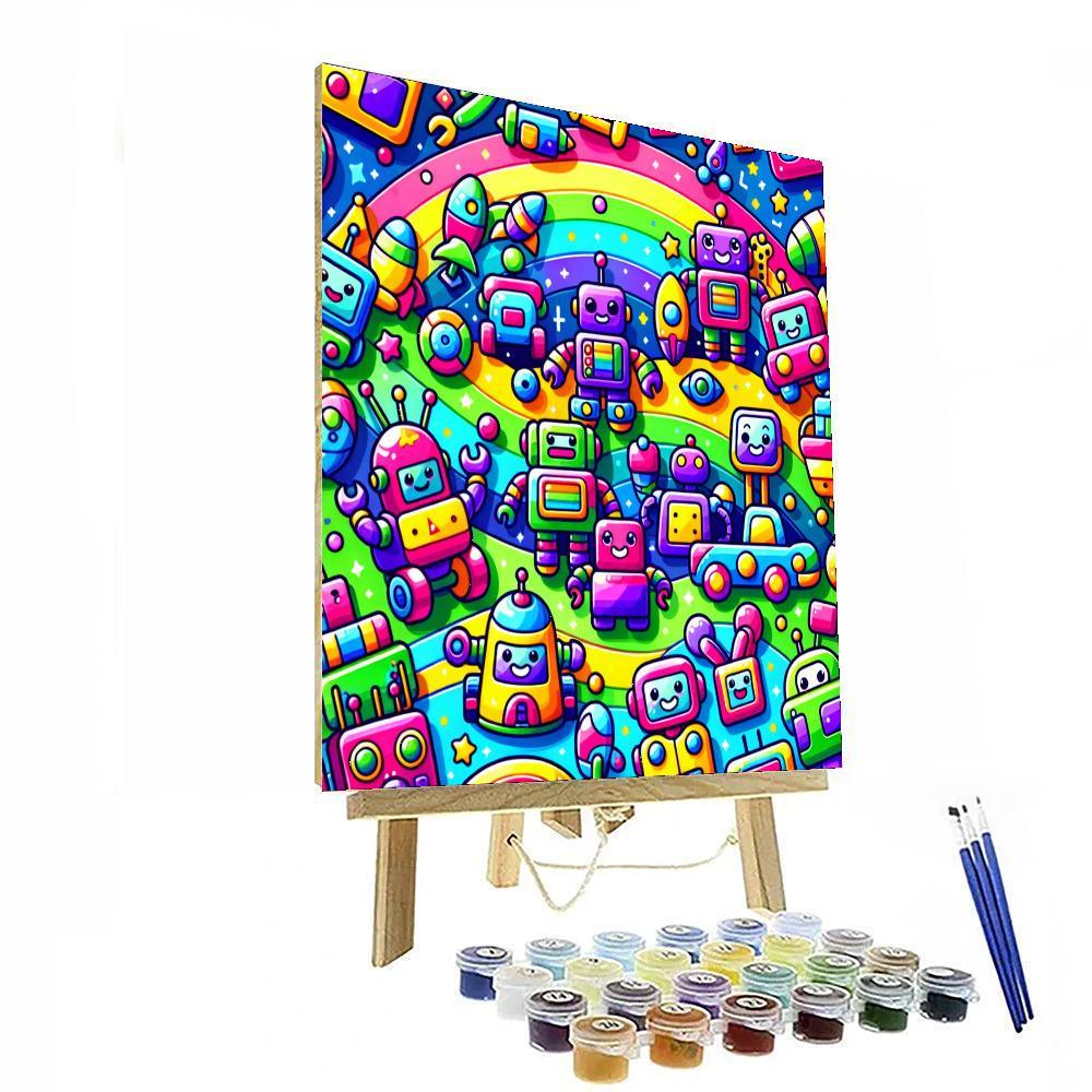 Exciting Toy Adventure Numbered Painting Kits