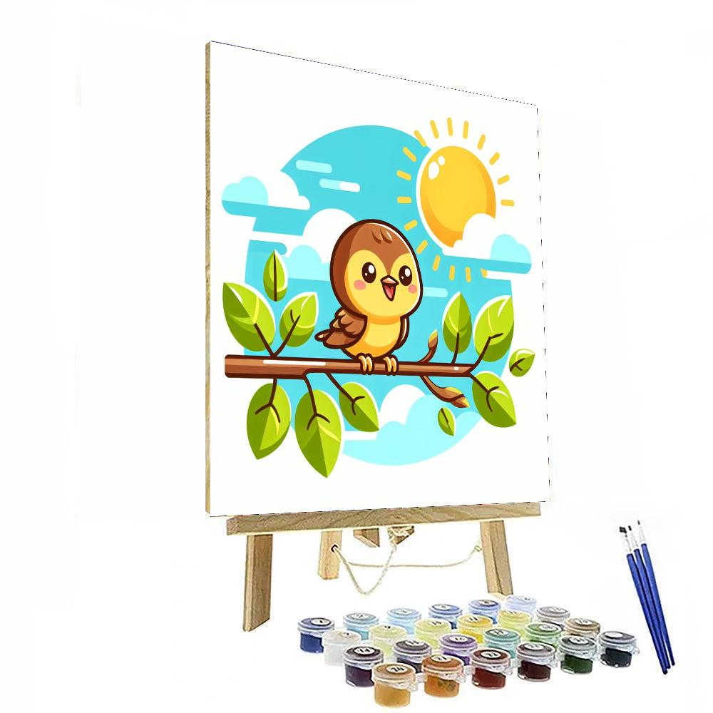 Sunny Sparrow DIY Paint By Numbers