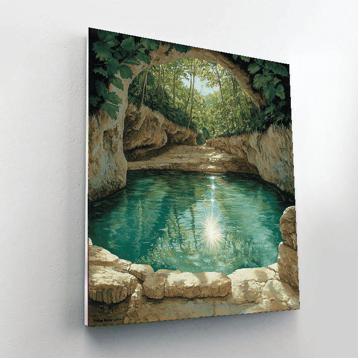 Cenotes Of The Yucatan Peninsula - Mexico Painting By Numbers Kit