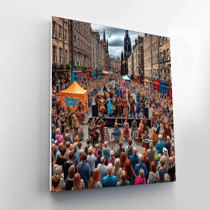 Edinburgh Fringe Festival - Scotland Paint By Numbers Kits