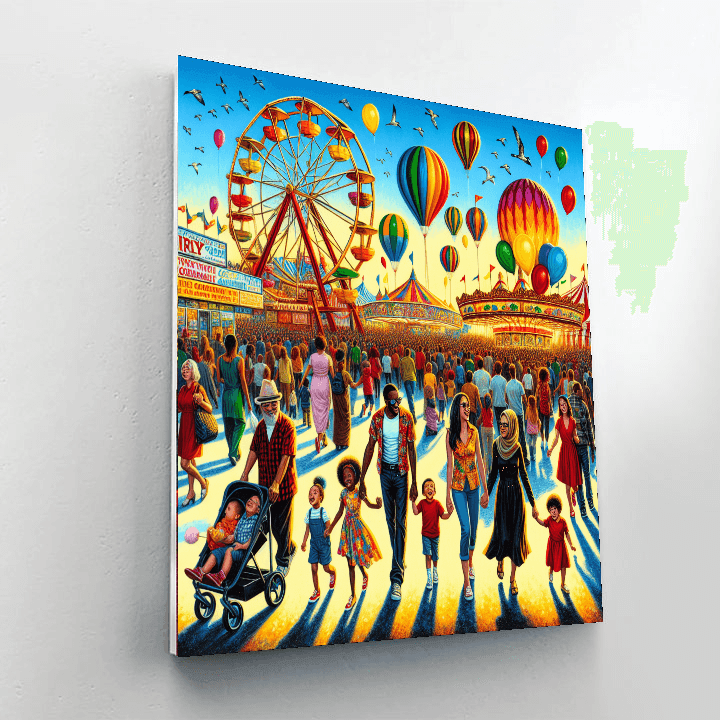 Cheerful Carnival Paint By Numbers Kits