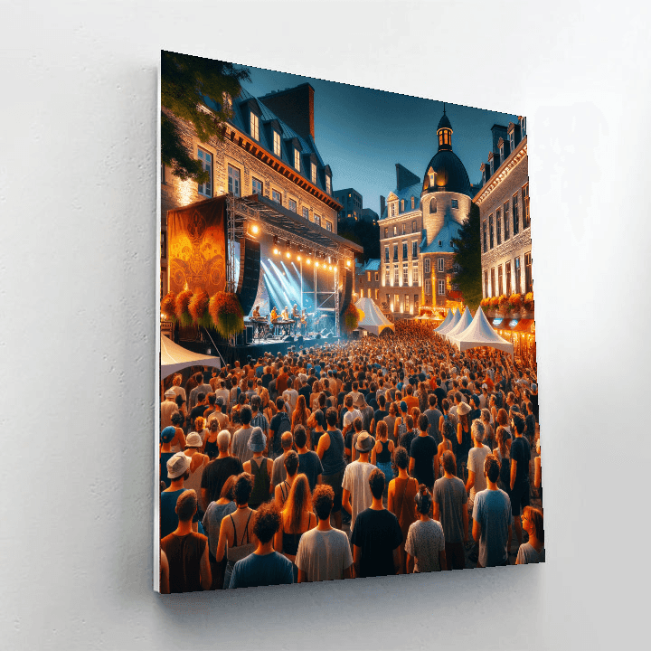 Quebec City Summer Festival - Canada Painting By Numbers Kit