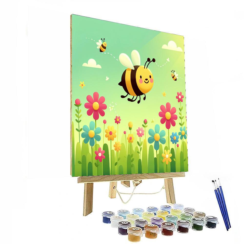Happy Honeybee Numbered Painting Kits