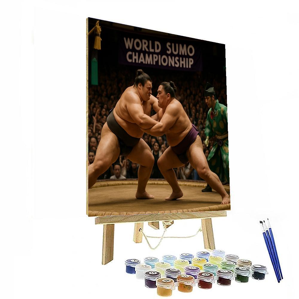 World Sumo Championship Painting Number Kit