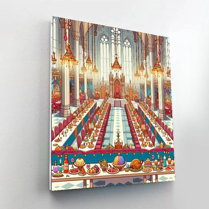 Royal Castle Banquet Paint By Number