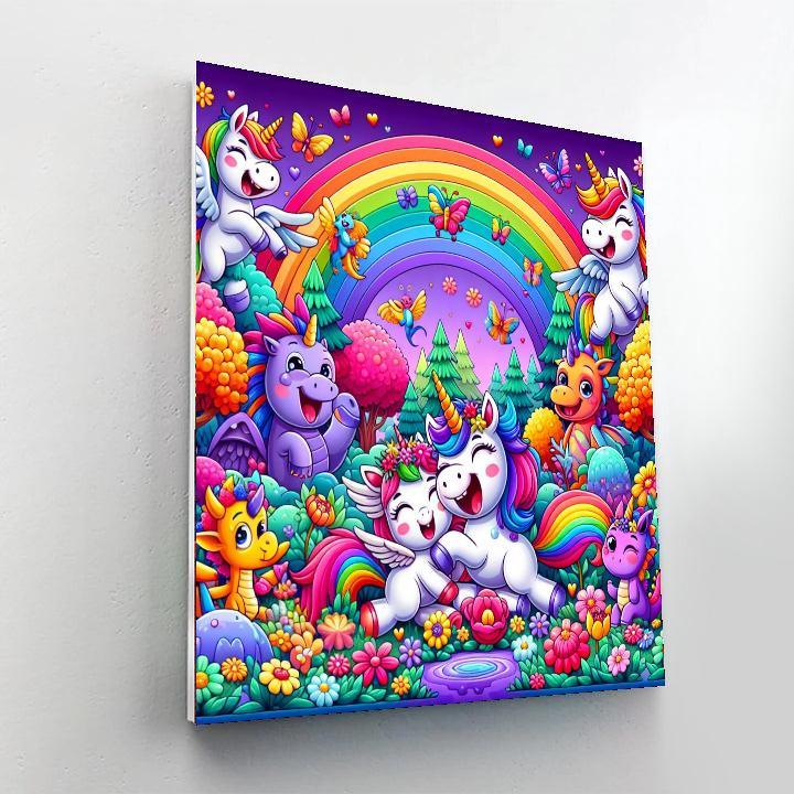 Magical Fantasy Adventure Paint By Color