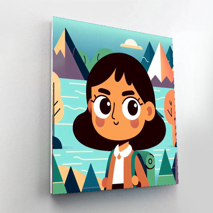 Inquisitive Explorer's Journey Paint By Numbers Art