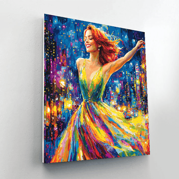 Emma Stone: The Radiance Of La La Land's Star Paint By Number