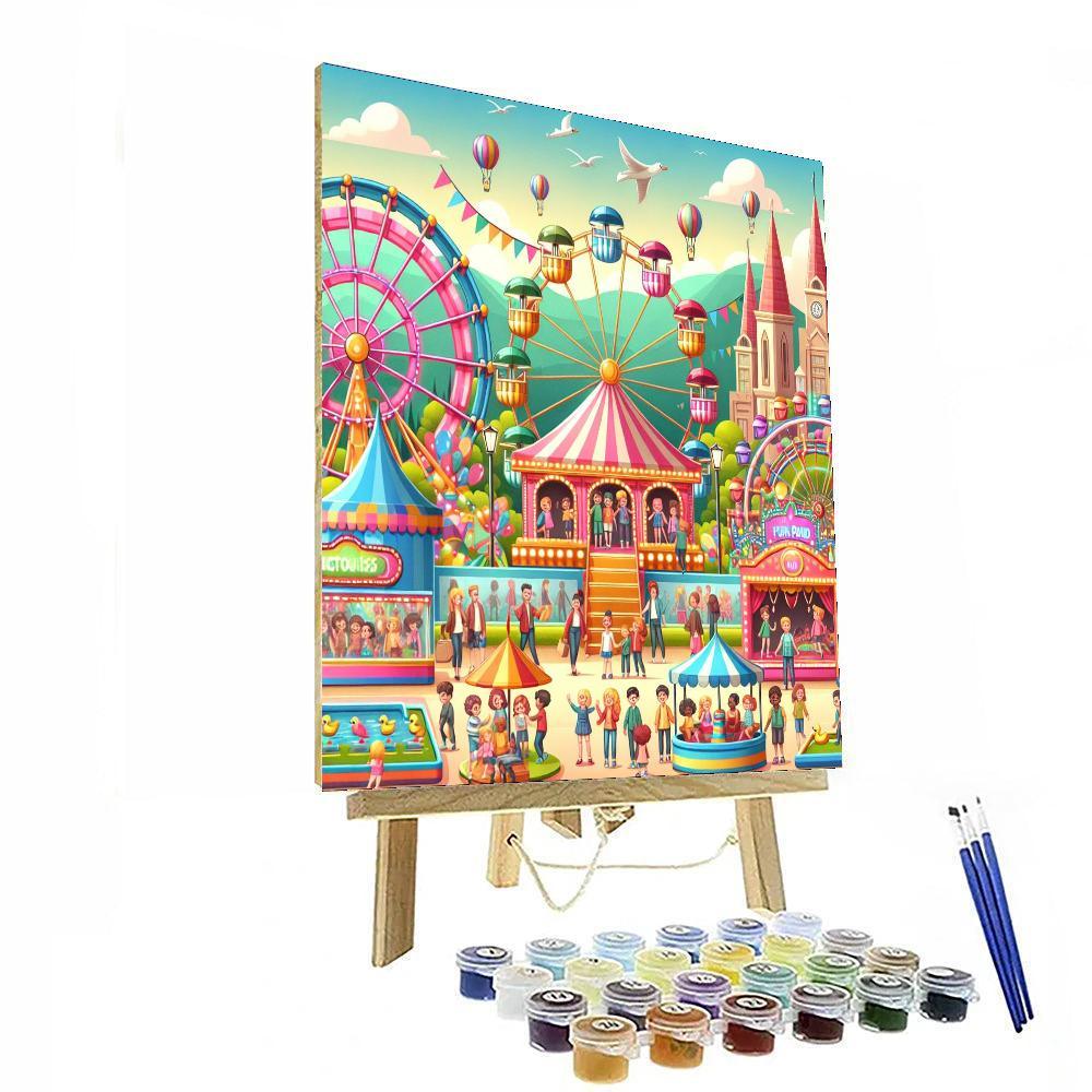Lively Carnival Fun Paint By Color