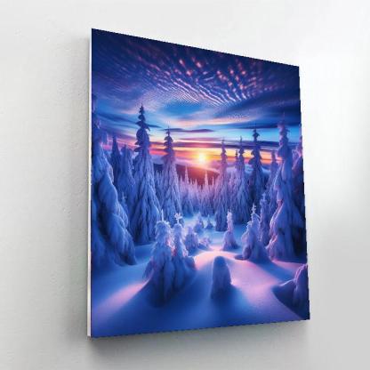 Winter Twilight Enchantment Paint By Number
