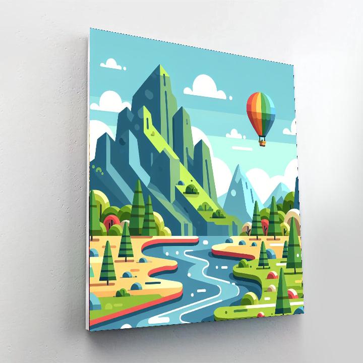 Adventure Land Paint By Numbers Art