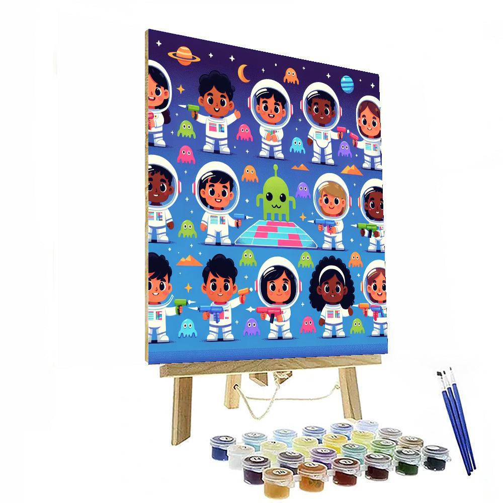 Space Invaders Quest Paint By Numbers