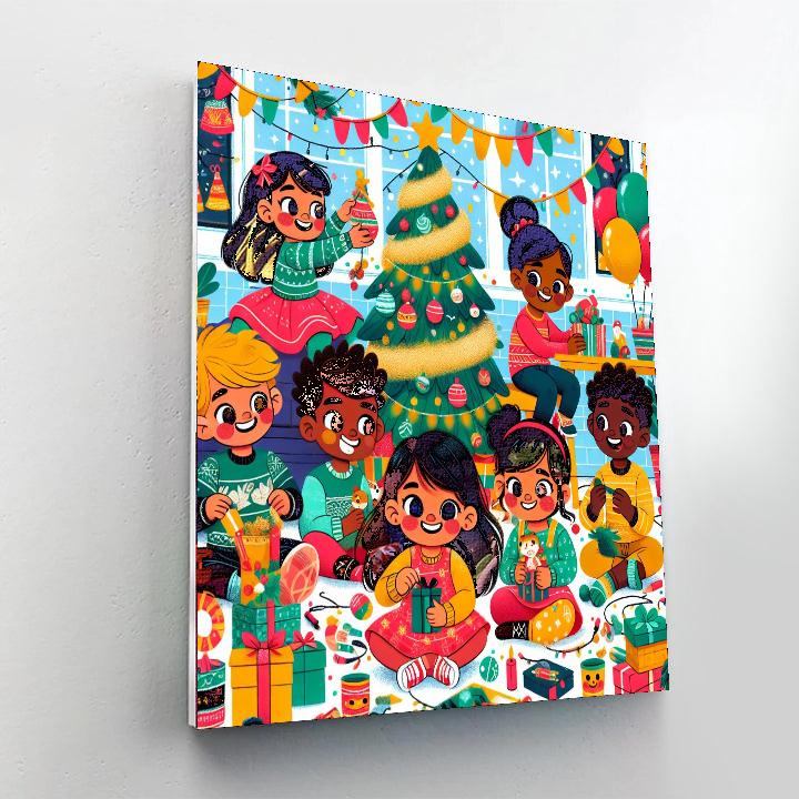 Exciting Holiday Adventure Painting By Numbers Kit