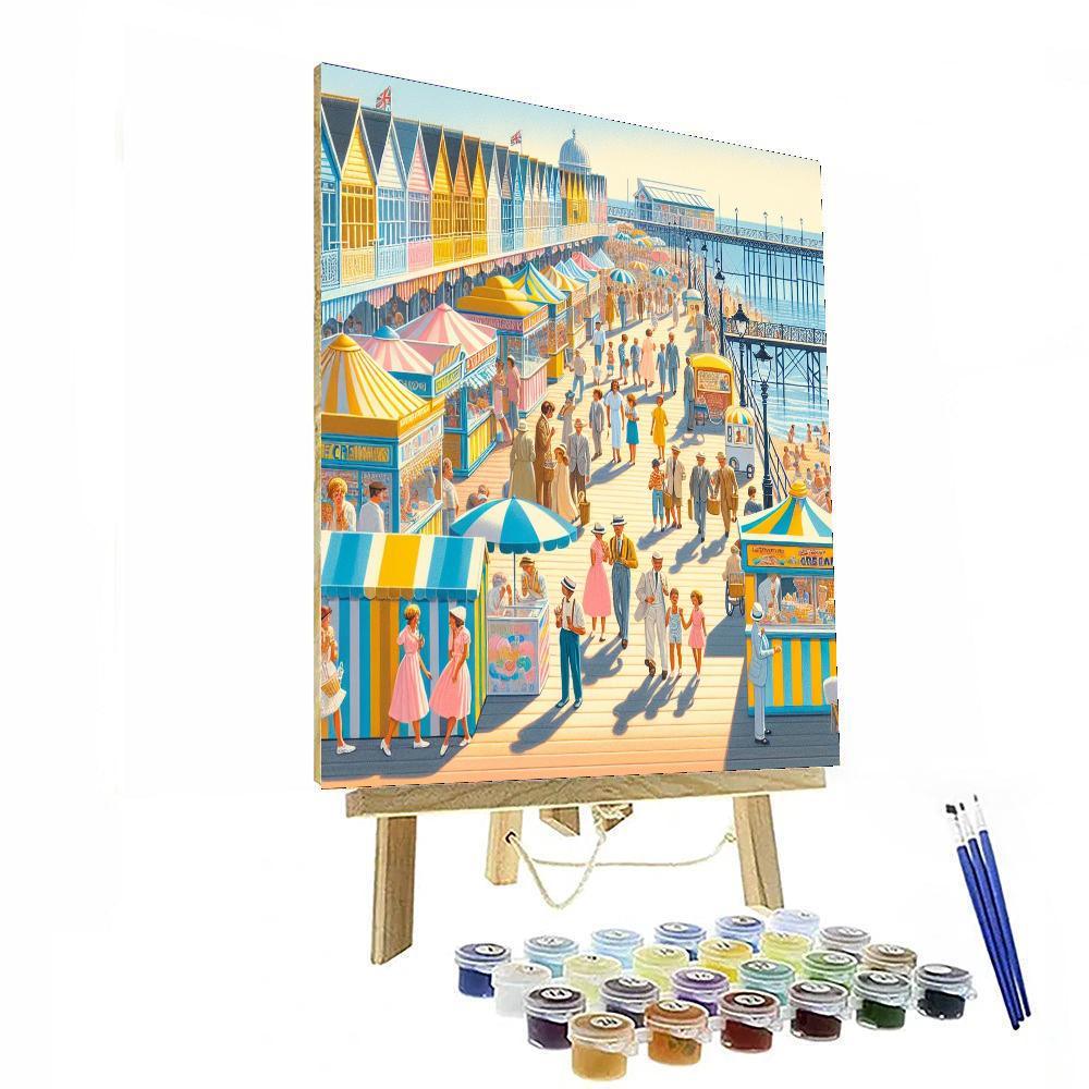 Nostalgic Boardwalk Days Paint By Color