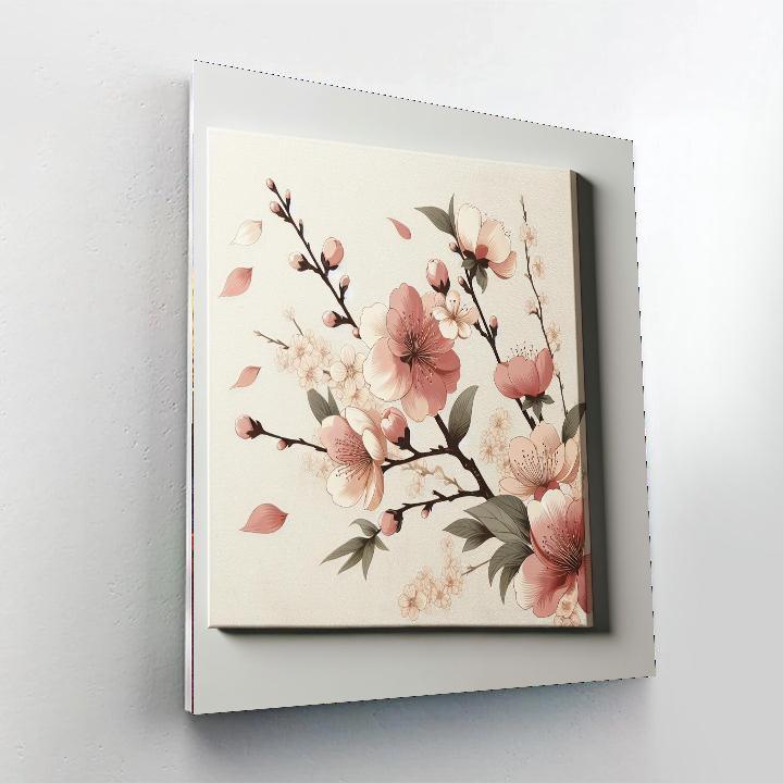 Peach Blossom Wall Art Paint By Number