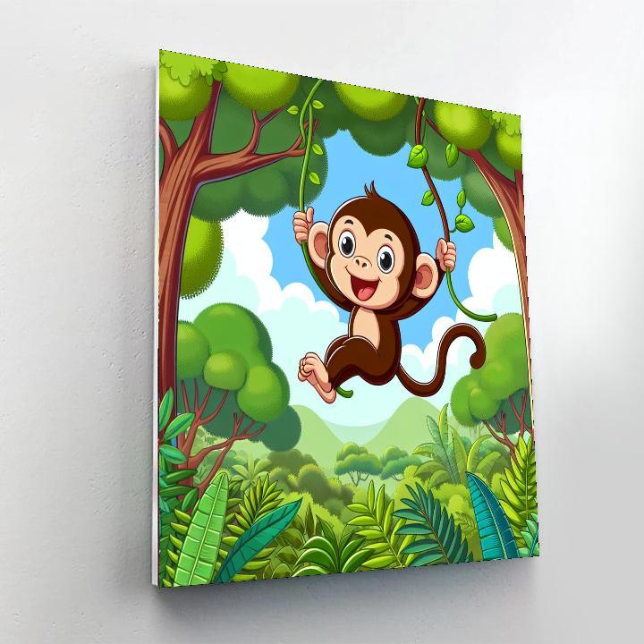 Adventure Monkey Paint By Color