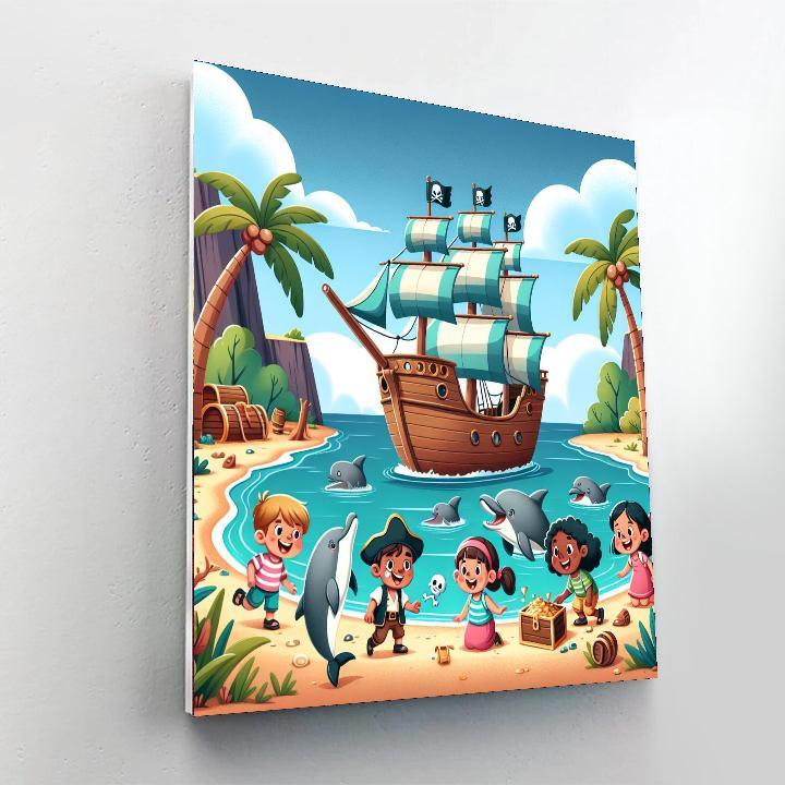Pirate Cove Discovery Paint By Numbers