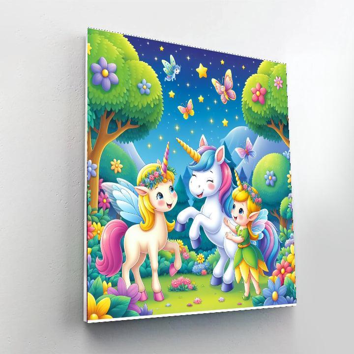 Fantasy Creature Forest Paint By Color