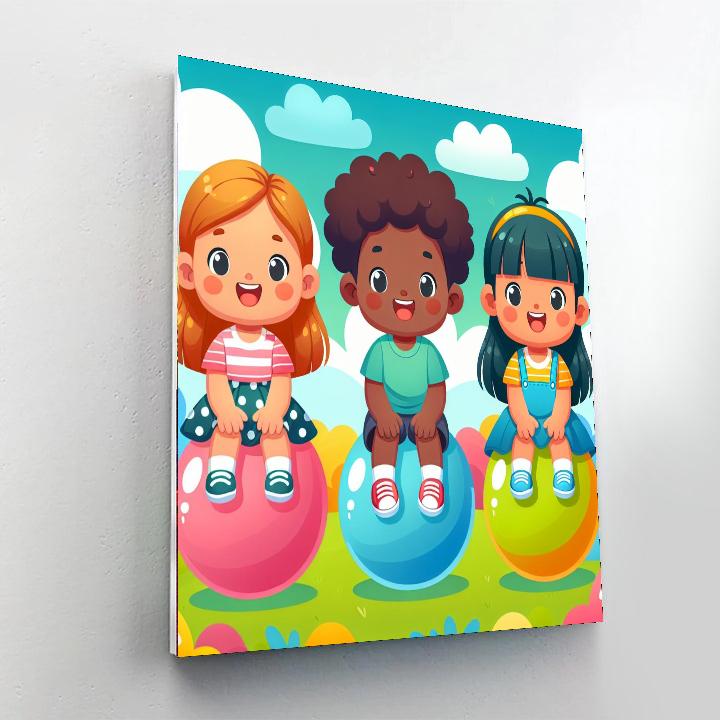 Bubble Adventure Painting Number Kit