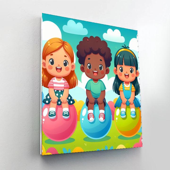 Bubble Adventure Painting Number Kit