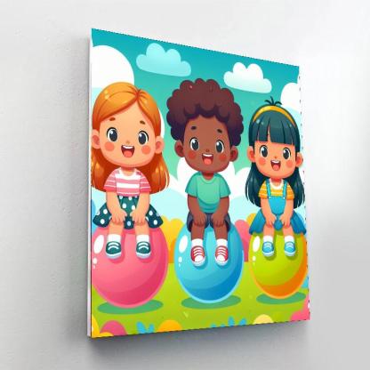 Bubble Adventure Painting Number Kit