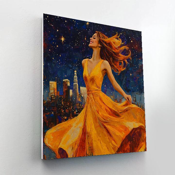 Emma Stone: The Melodic Charisma Of La La Land Numbered Painting Kits