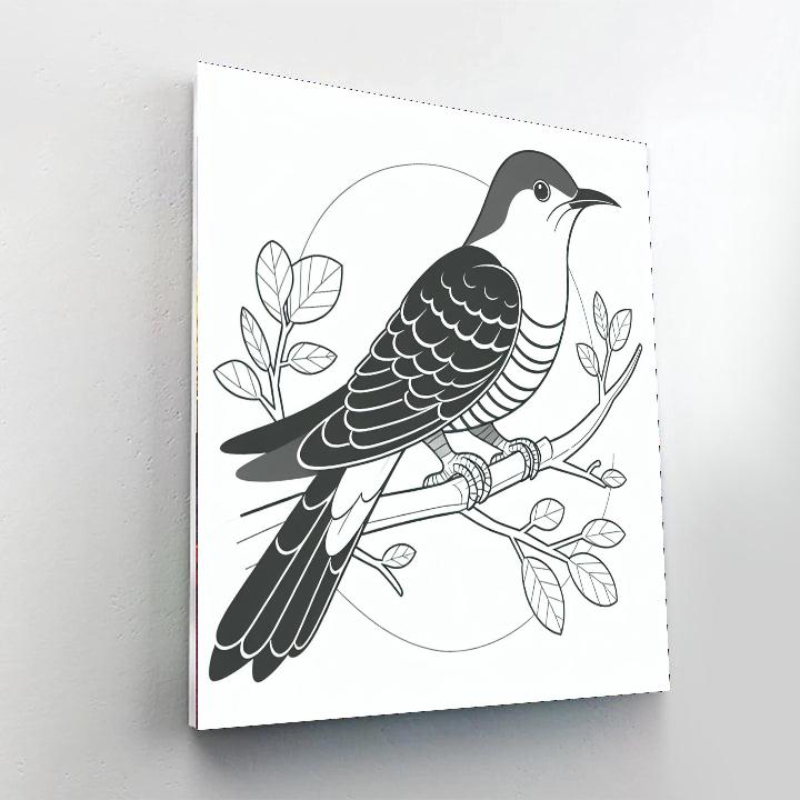 Clever Cuckoo Paint By Numbers Art