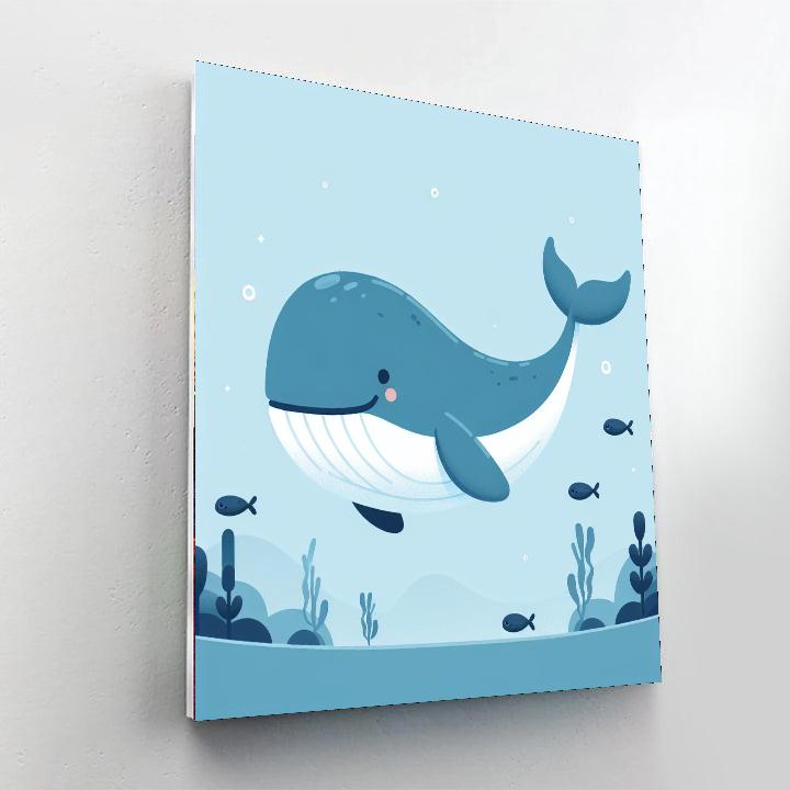 Wondrous Whale Voyage Numbered Painting Kits