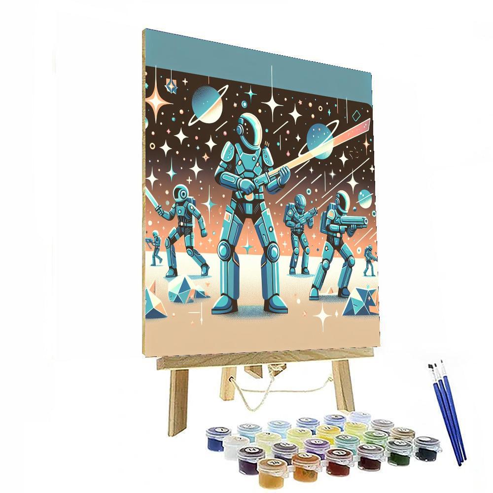 Galaxy Ranger Patrol Number Painting