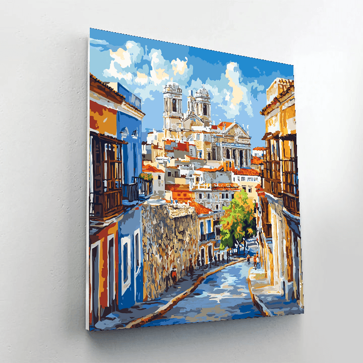 Walled City Of Cartagena - Colombia Paint By Numbers Kits