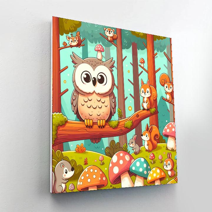Enchanted Woodland Tales Painting Number Kit