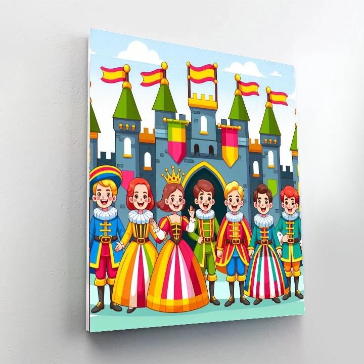 Royal Kingdom Revelry Paint By Numbers Kits
