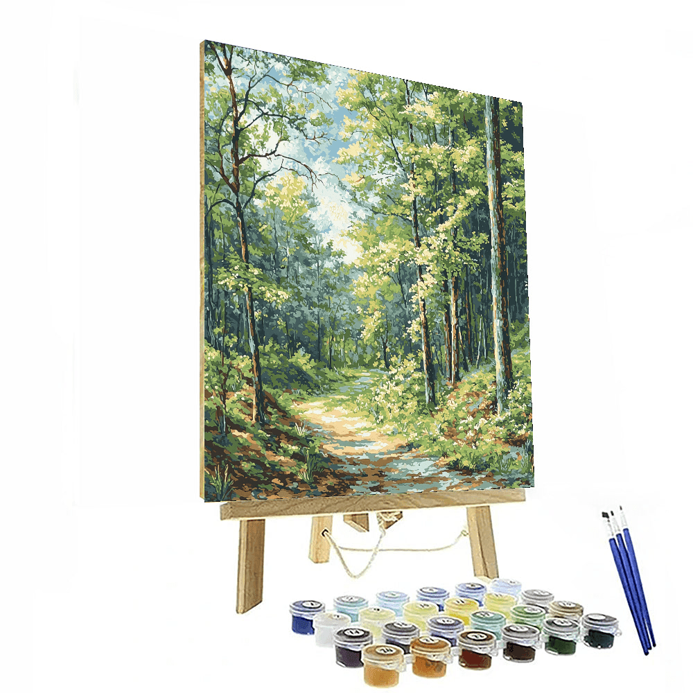 Georgia O'Keeffe Inspired A Walk In The Forest  Paint By Numbers Kits