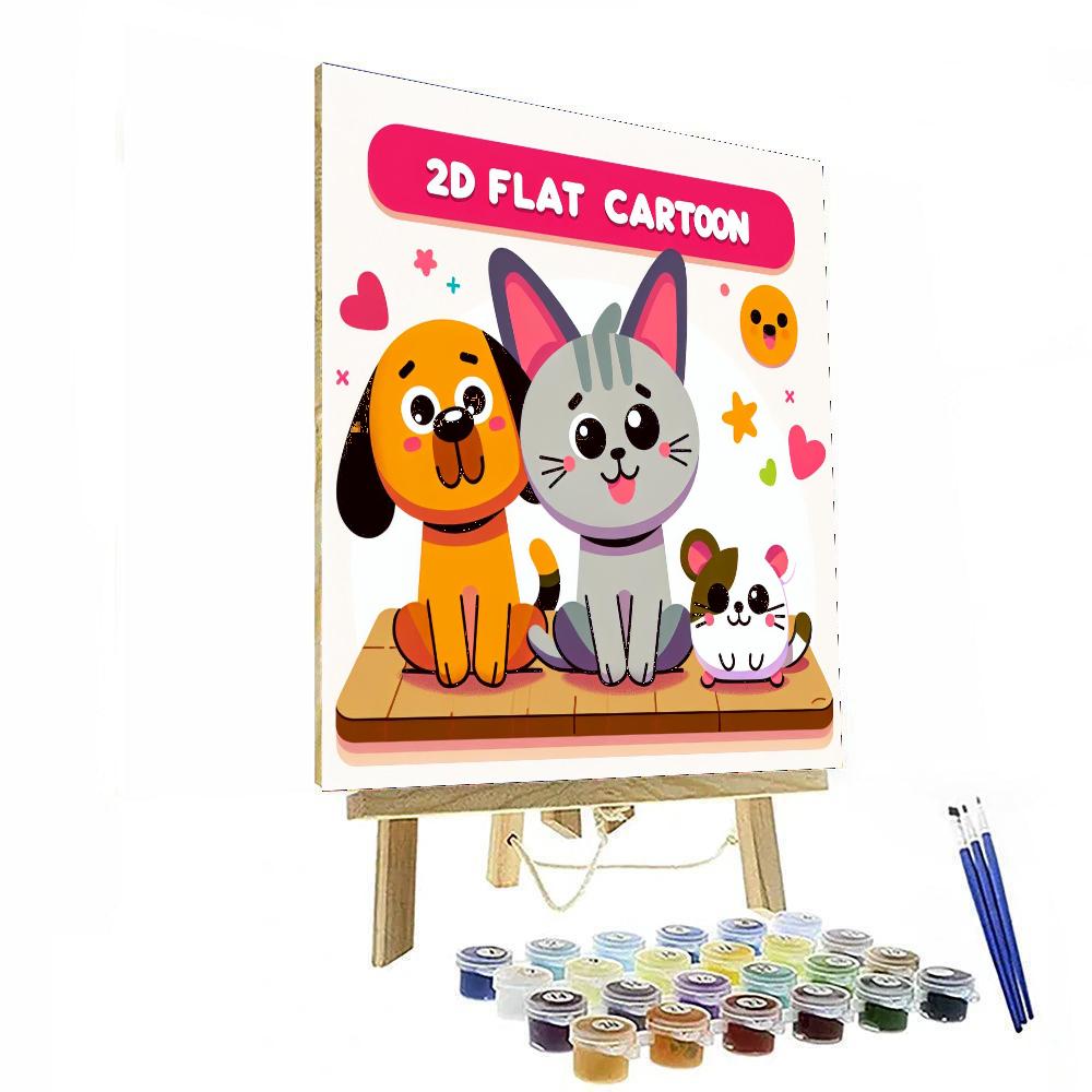 Pet Pals Universe Painting Number Kit
