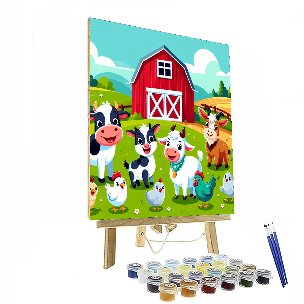 Adventure At The Farm DIY Paint By Numbers