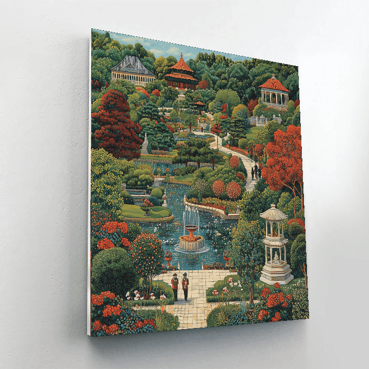 Hamilton Gardens - Hamilton Painting Number Kit