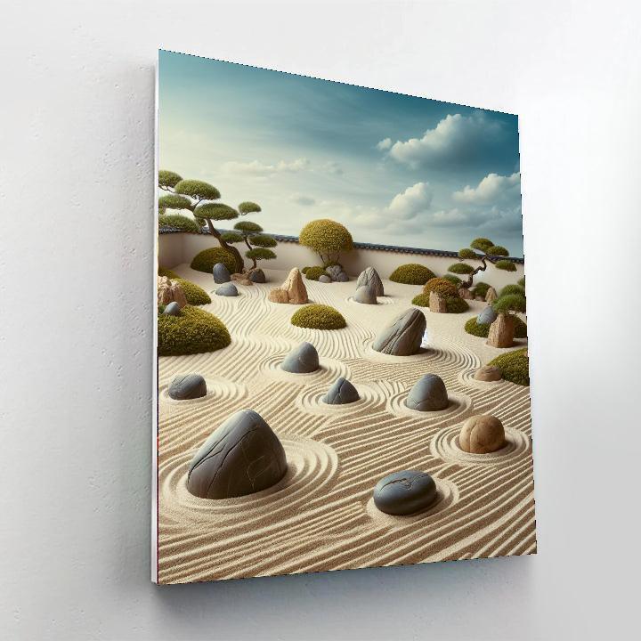 Serene Zen Sanctuary DIY Paint By Numbers