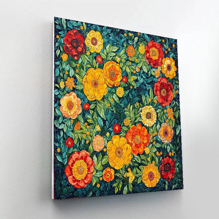 Frida Kahlo Inspired Emotional Gardens  Painting Number Kit