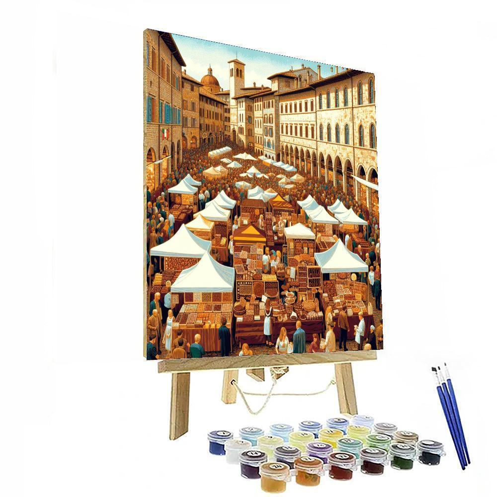 Perugia International Chocolate Festival - Italy Numbered Painting Kits