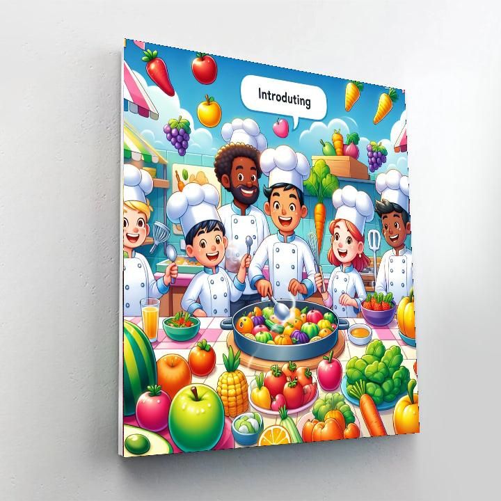 Cooking Creations Number Painting