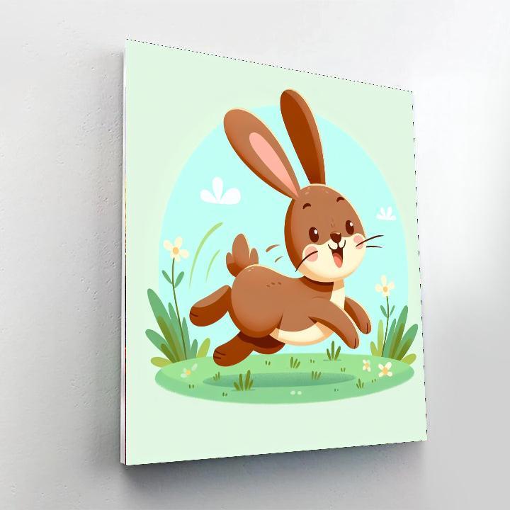 Happy Hare Numbered Painting Kits