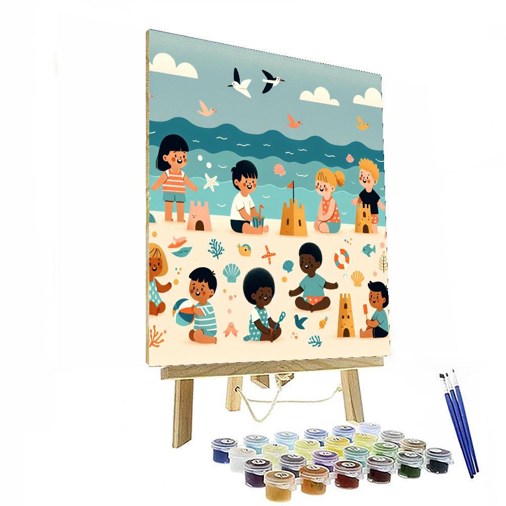 Seaside Sanctuary Number Painting